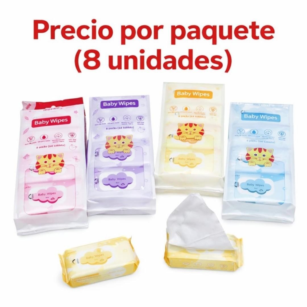 TOALLA HUMEDA MINI GATO 8PAQ