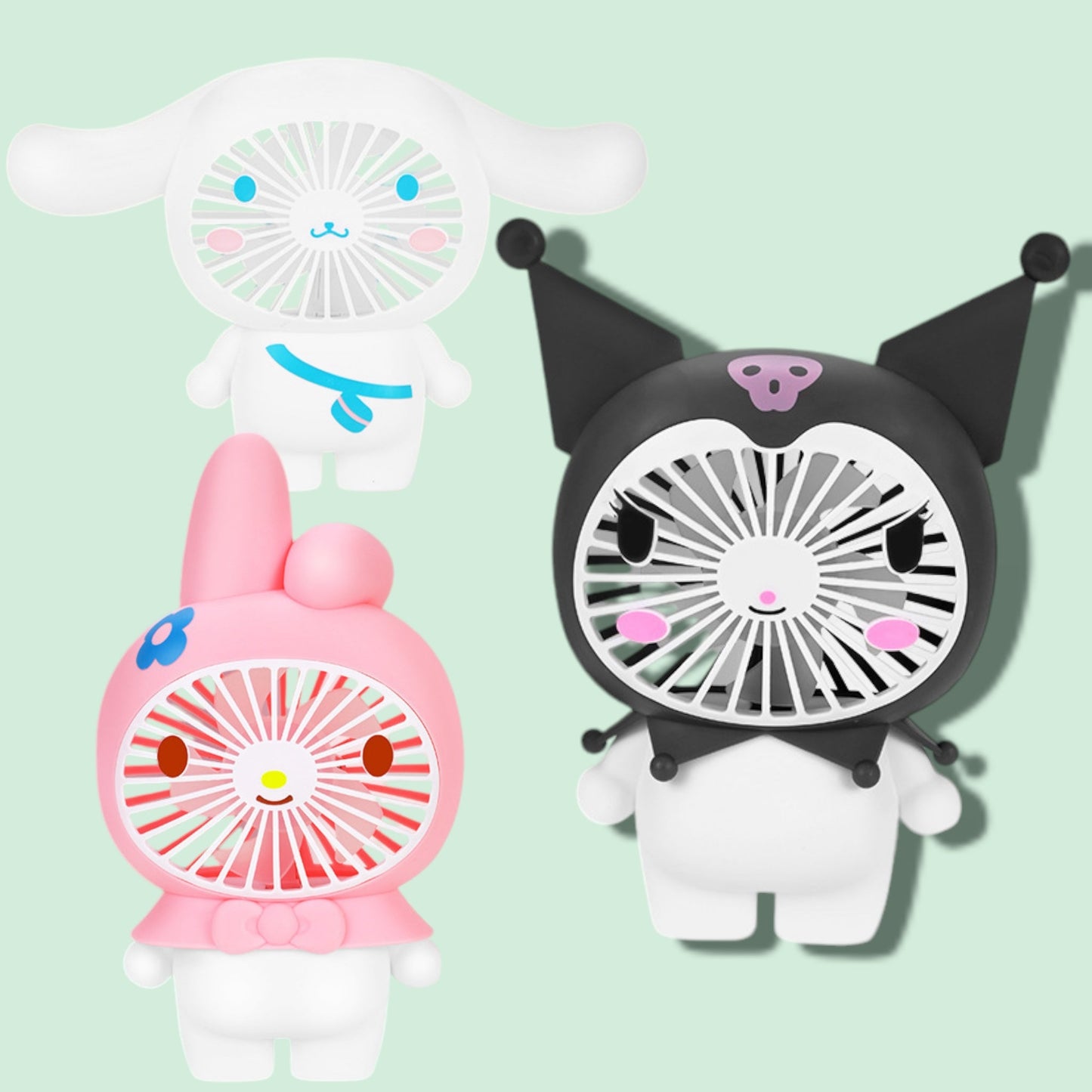 VENTILADOR MANO KUROMI 677