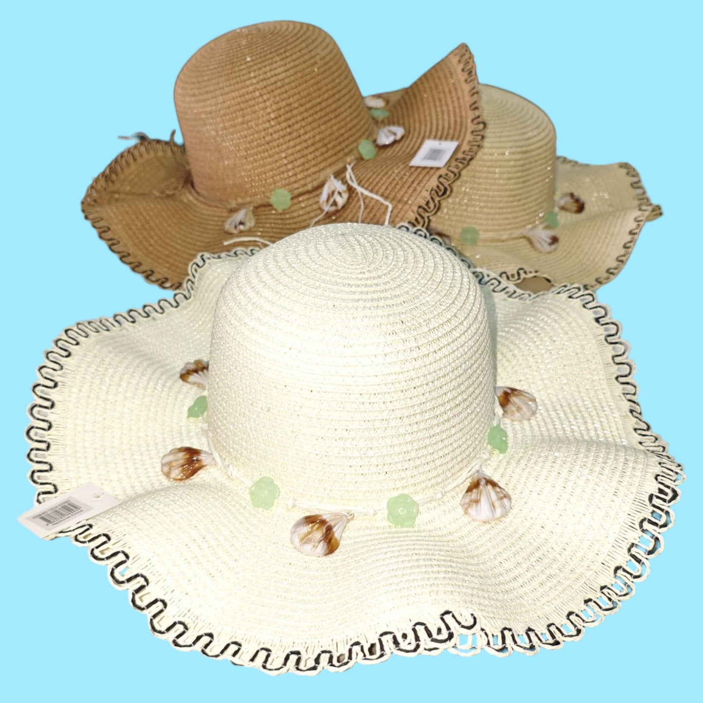 SOMBRERO MUJER CONCHA 4439
