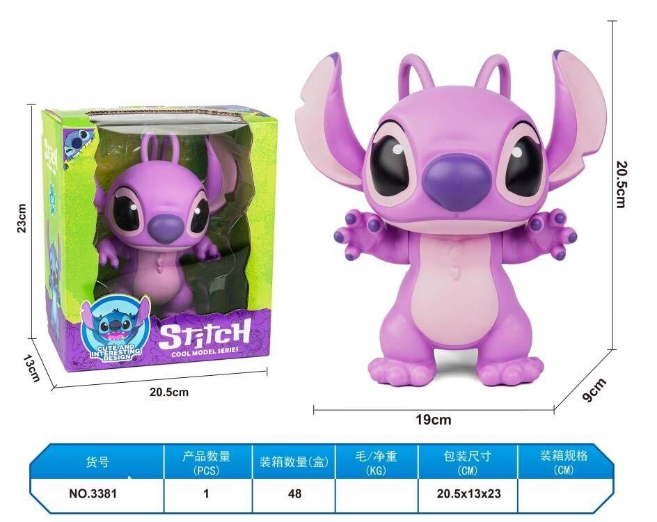 MUNECO STITCH ROSADO 3381
