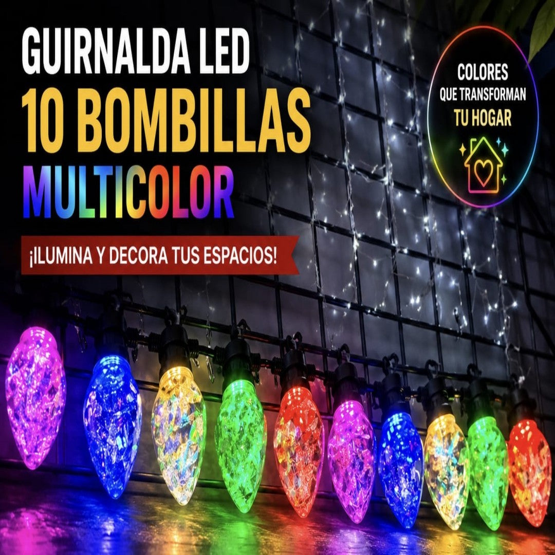 LUCES NAVIDENO TIRA FORMA PINA