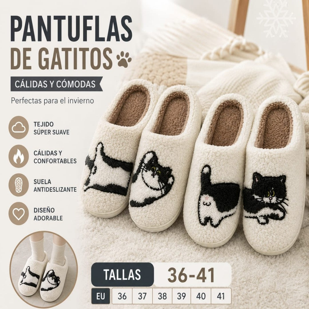 PANTUFLA GATO 36-41