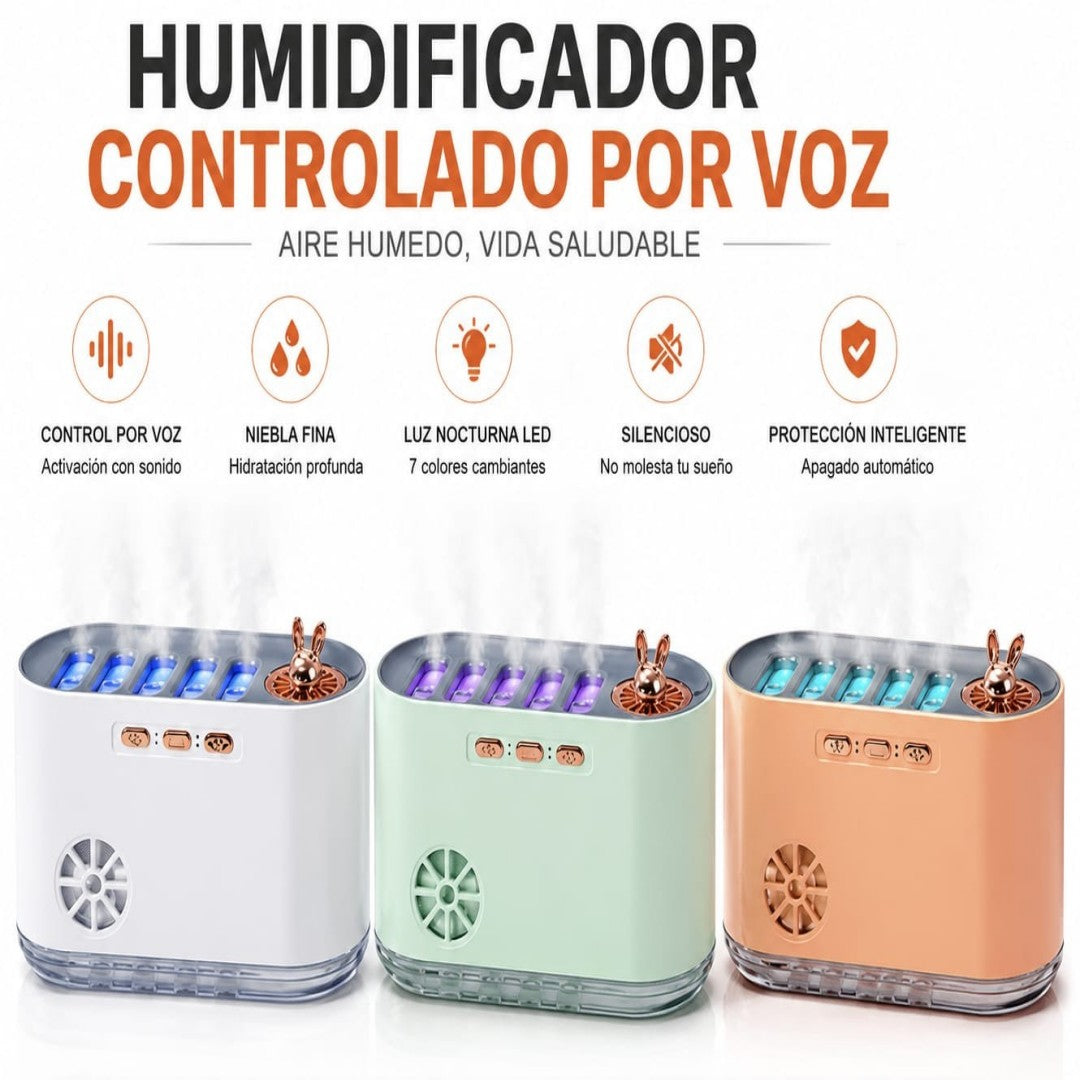 HUMIDIFICADOR LED CON CONTROL POR VOZ L