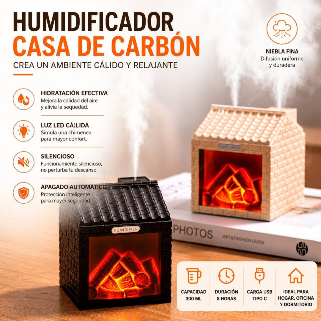 HUMIDIFICADOR LED TIPO CASITA 354