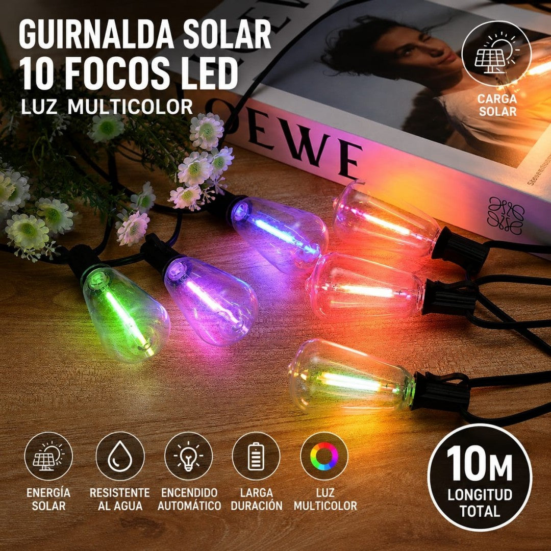 GUIRNALDA DE LUCES VINTAGE 10M
