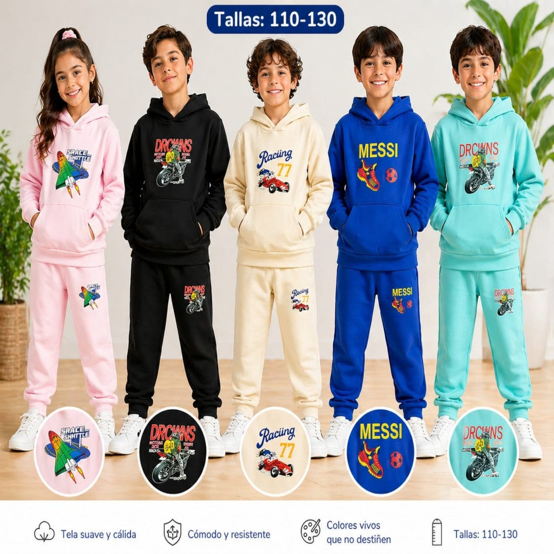 JUEGO SUETER NINO 110-130