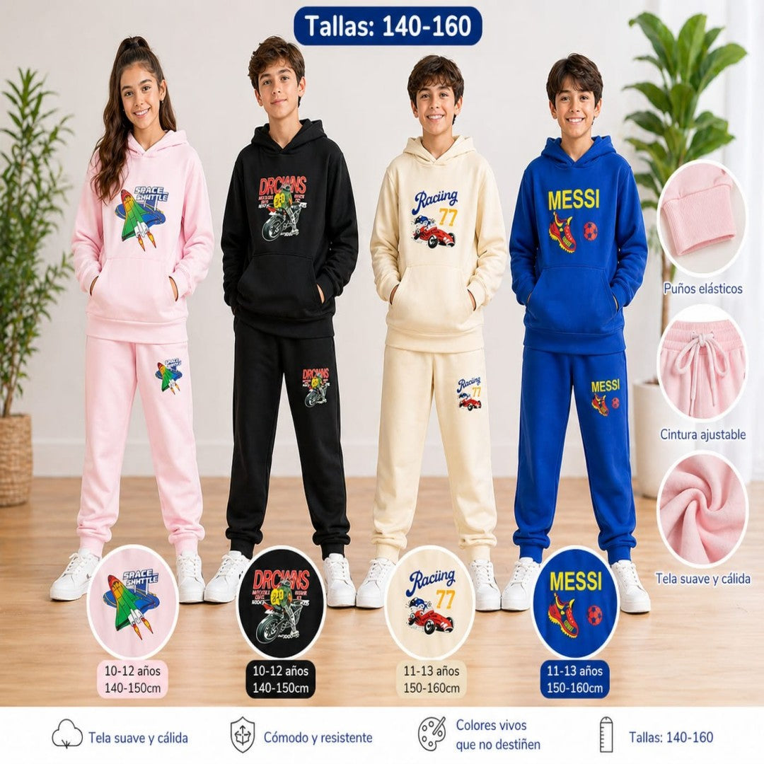 JUEGO SUETER NINO 140-160