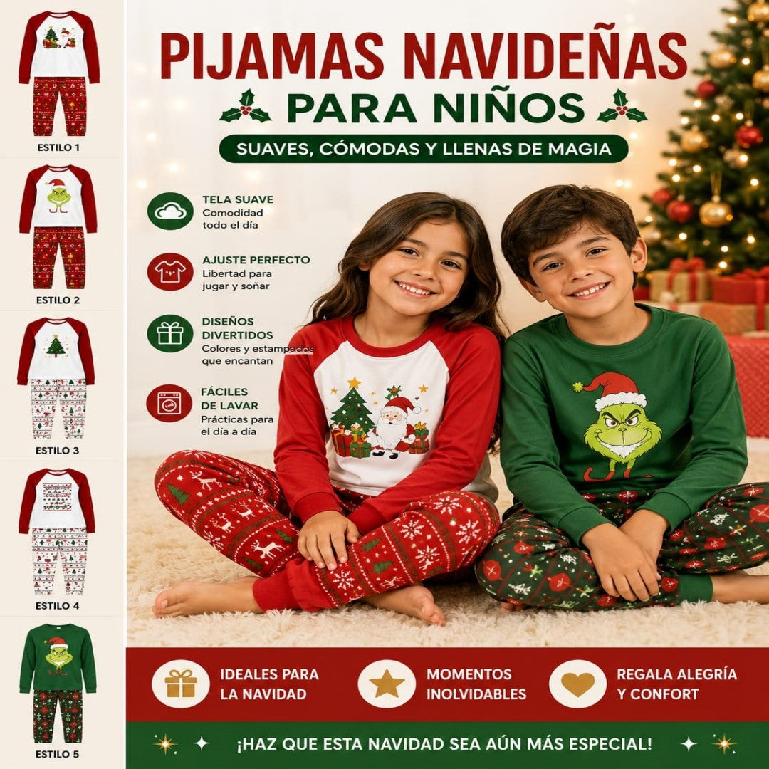 PIJAMA NAVIDENO NINO 7-8ED
