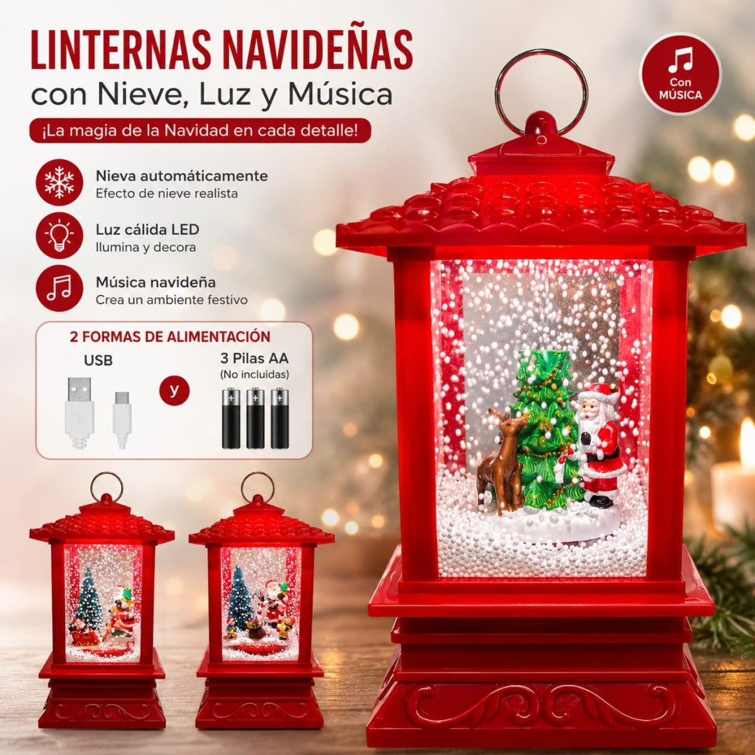 LAMPARA NAVIDENO NIEVE C