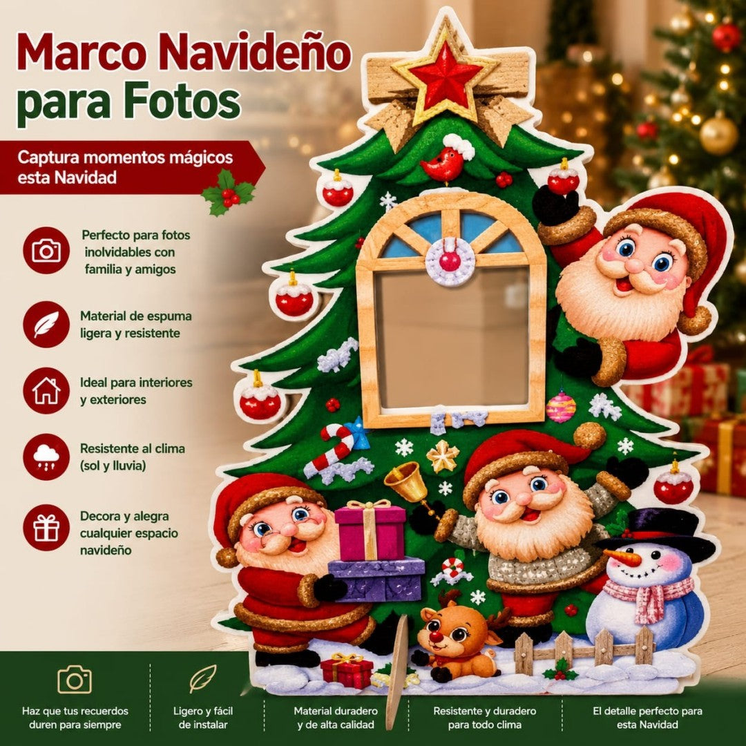 MARCO PARA FOTOS NAVIDENO FOAMY E