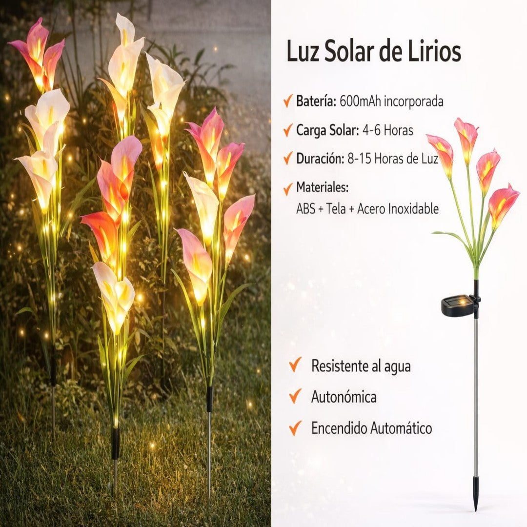 CALA LUZ SOLAR 4RAMA 1PCS