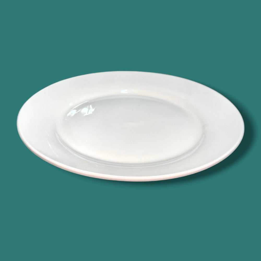 PLATO CERAMICA BLANCA 9PUL B