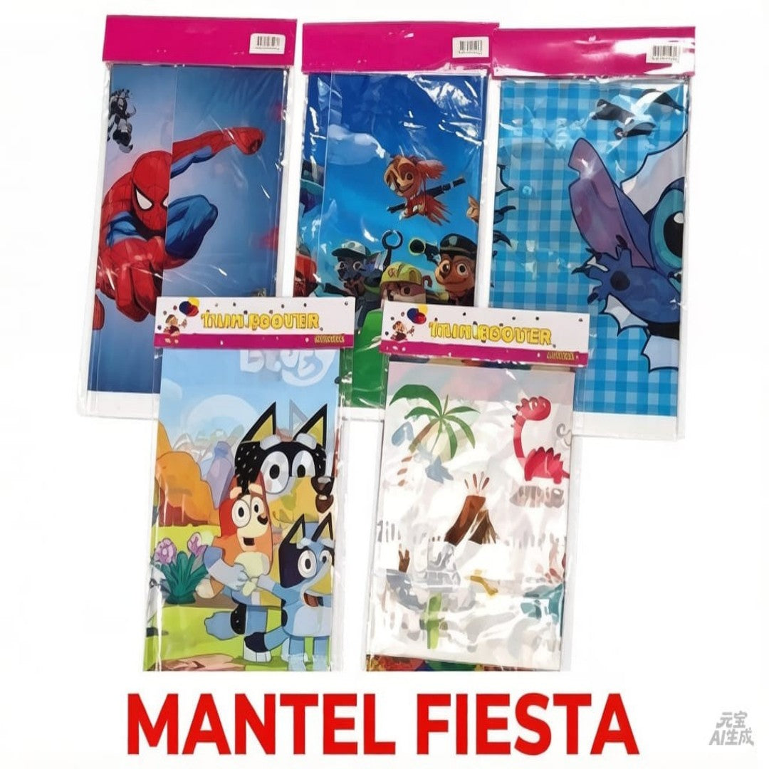 MANTEL FIESTA PERSONAJE