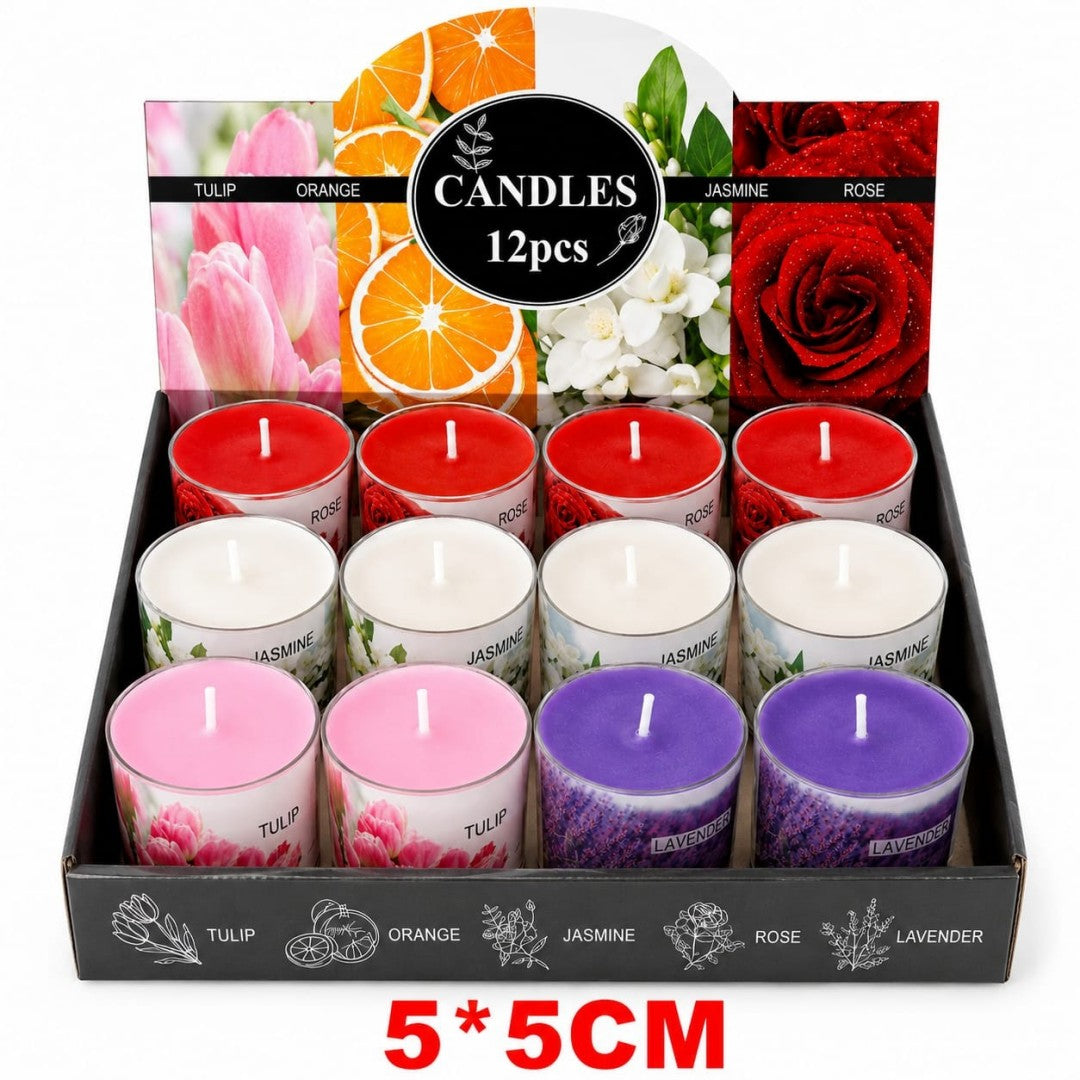CANDELA 5*5 12PCS CAJA