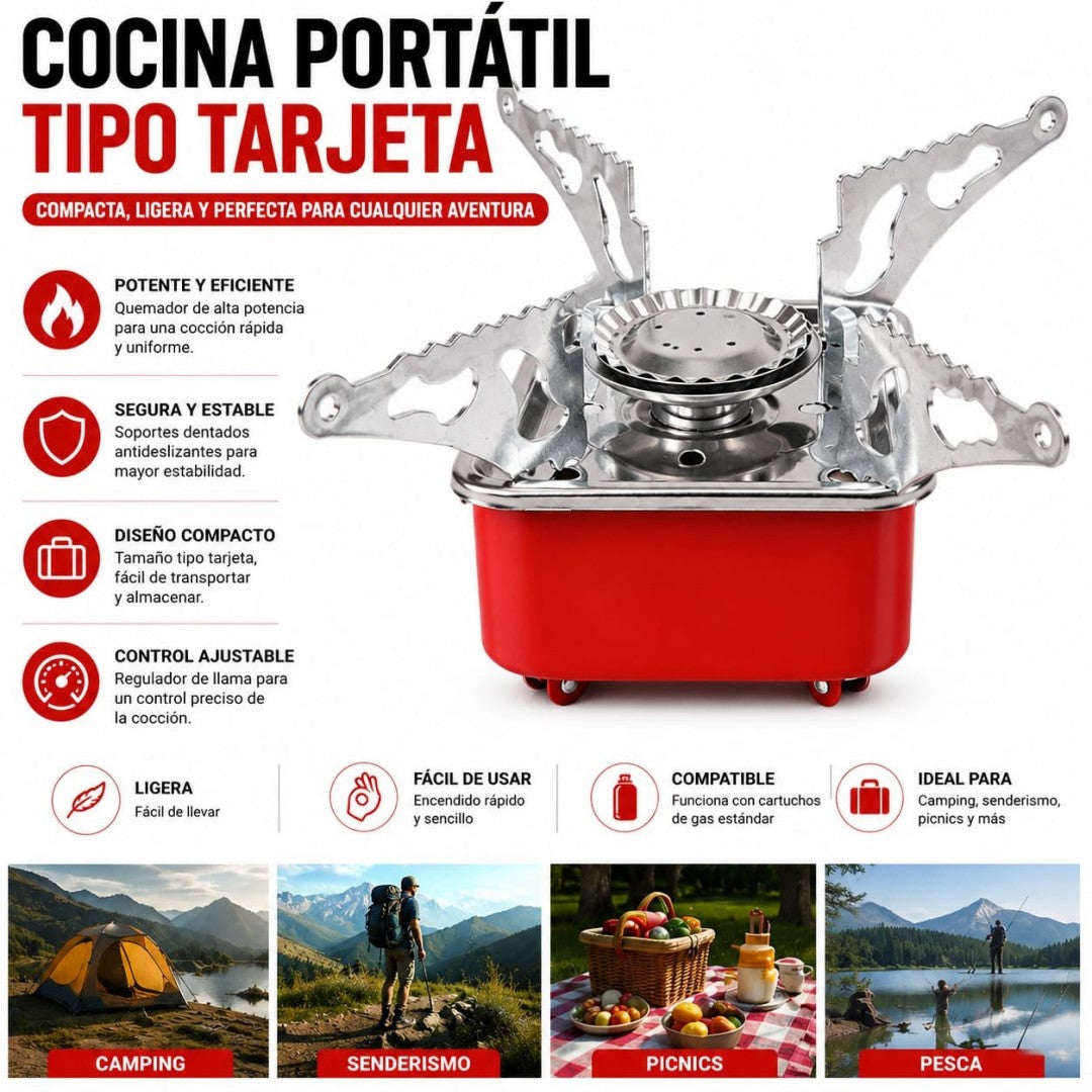 COCINA GAS PORTATIL K-202