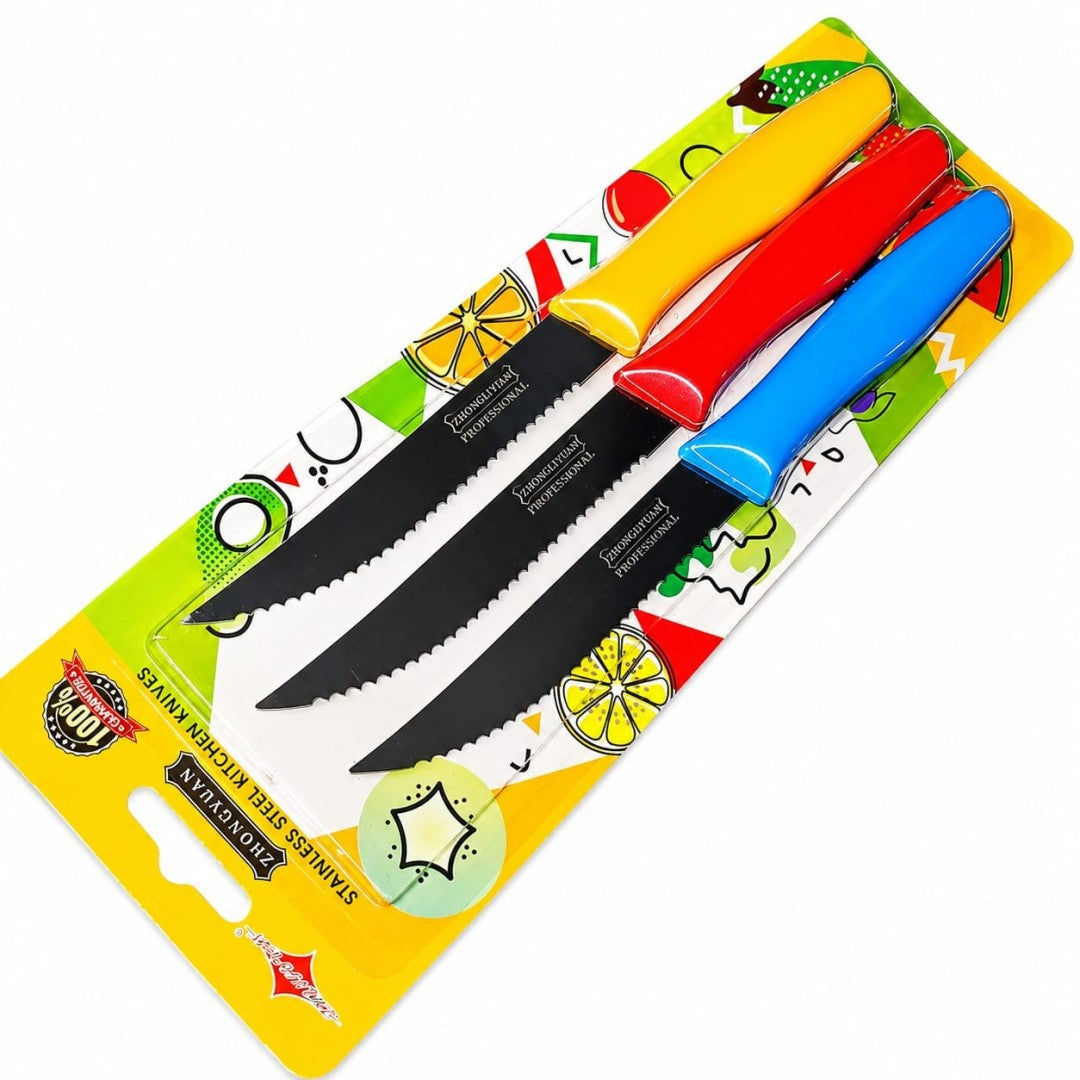 SET CUCHILLO 3PCS COLOR