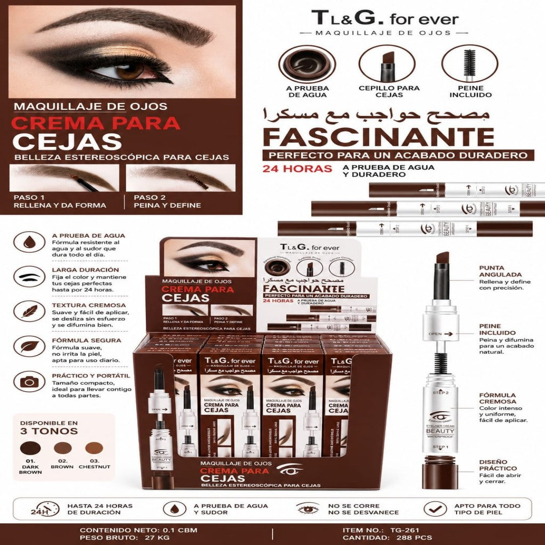 LAPIZ DE CEJAS 2EN1 TG261