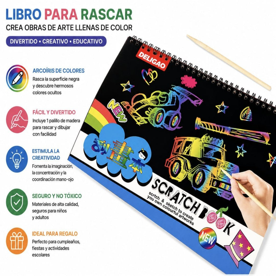 DIBUJO PARA RASPAR 16K 1877