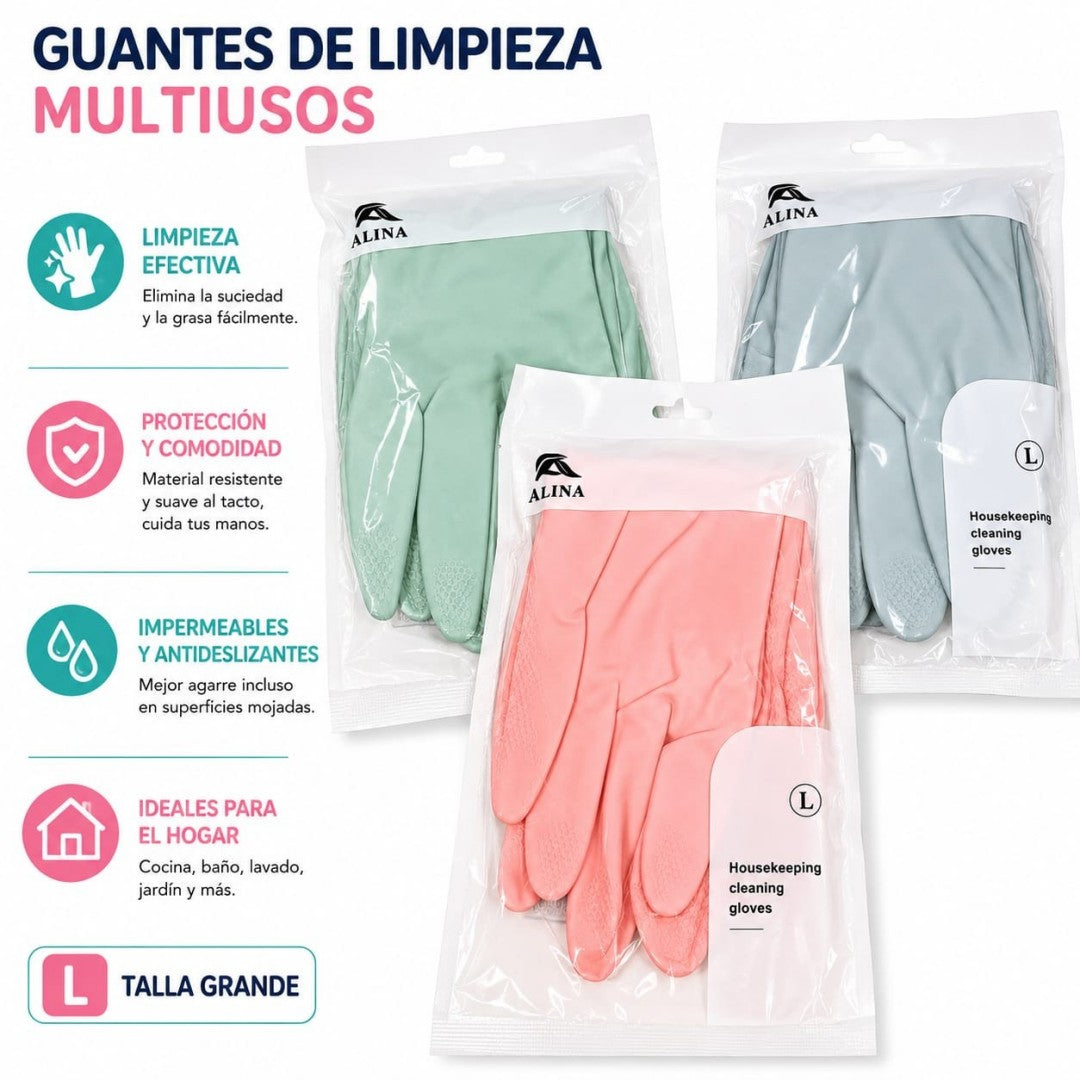 GUANTE LIMPIEZA PVC