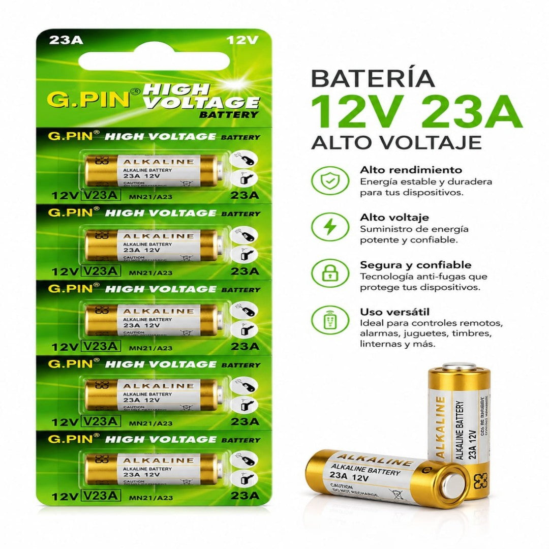 BATERIA 23A 12V 5PCS