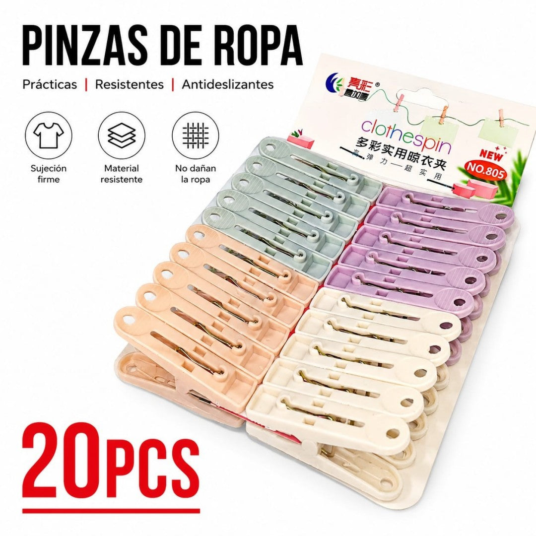 PRENSA ROPA 20PCS 805