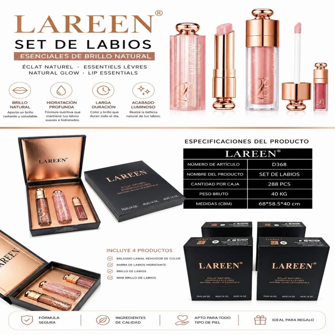SET DE LABIALES D368