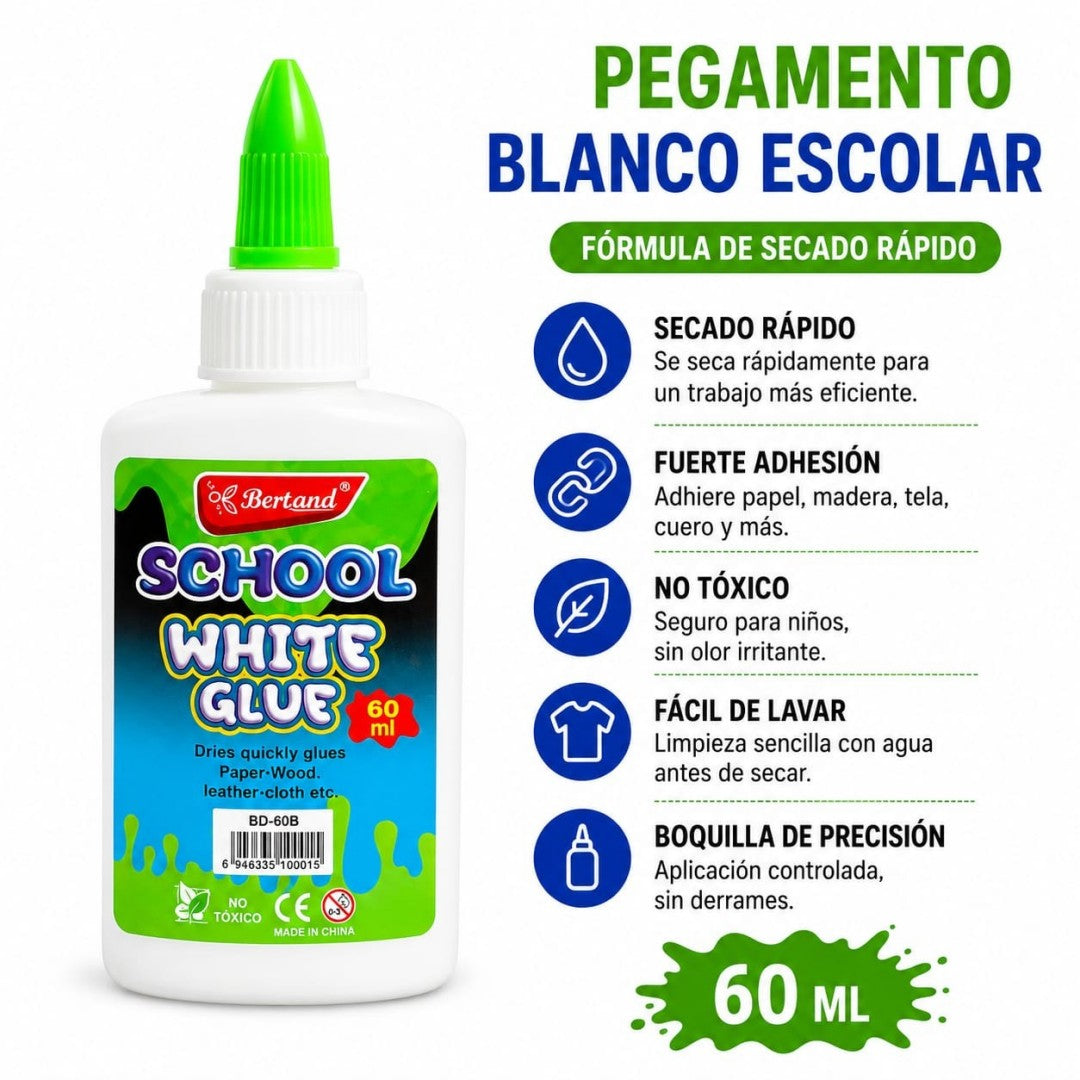 GOMA BLANCA ESCOLAR 60ML