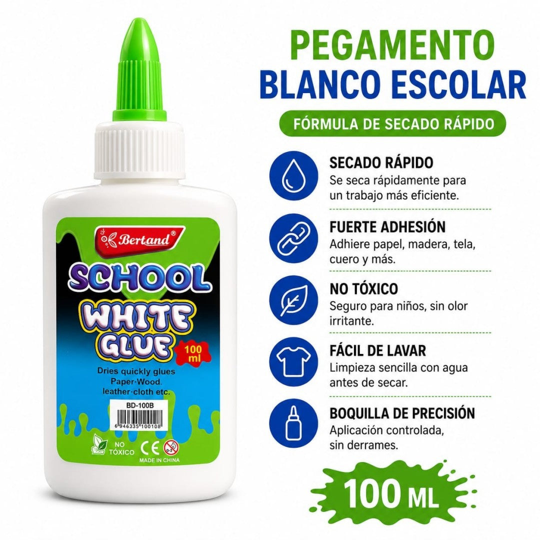 GOMA BLANCA ESCOLAR 100ML