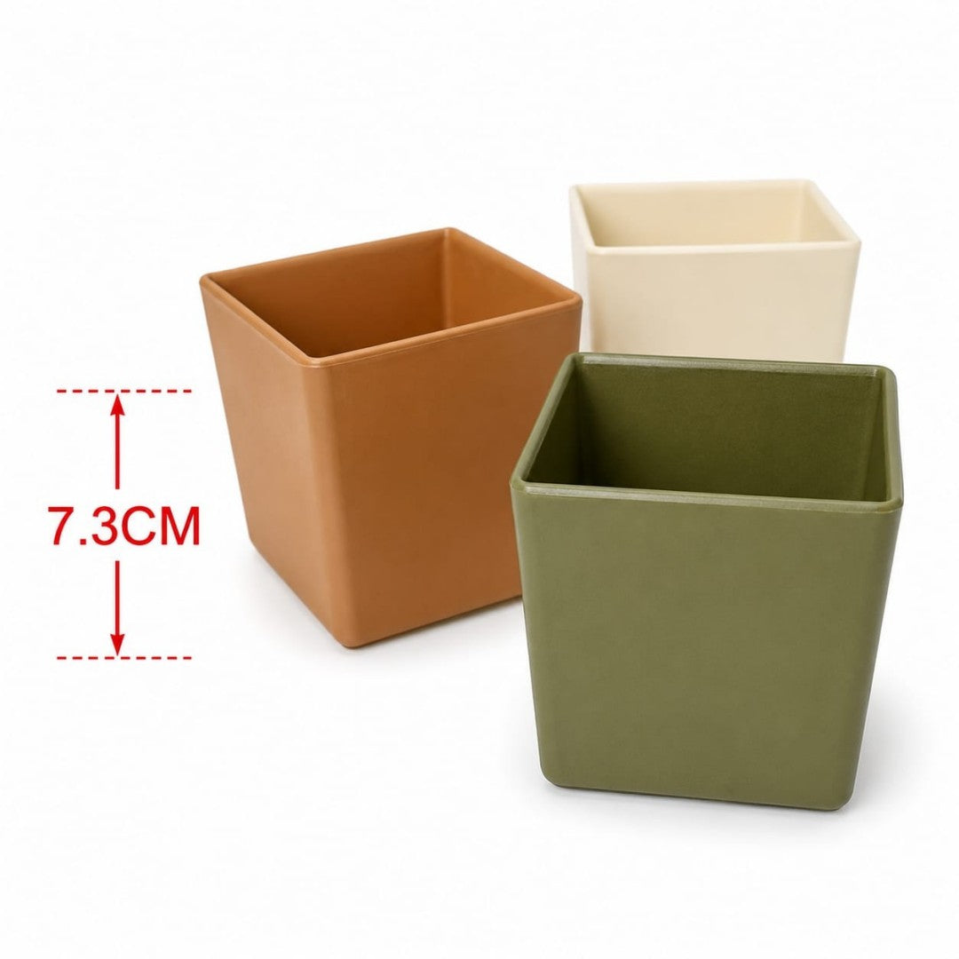 MACETA PVC HTY-CUBO 7.3CM