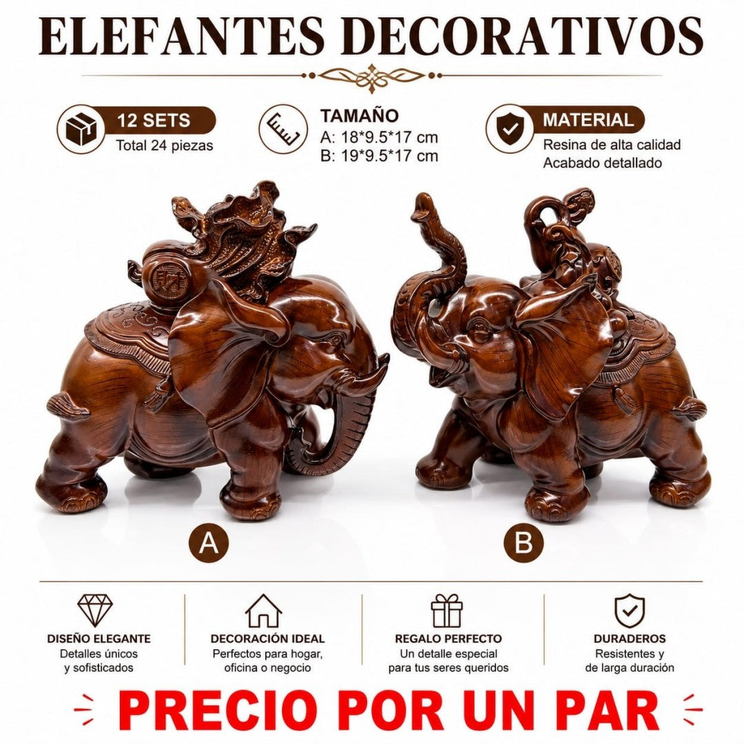 ADORNO ELEFANTE ROJO 75614M