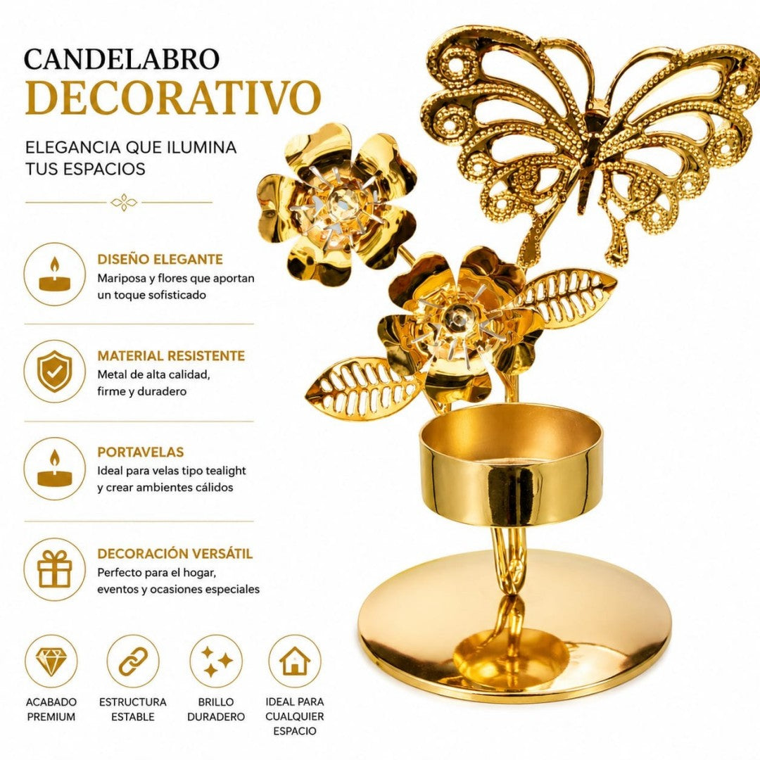 CANDELABRO METAL M339-2