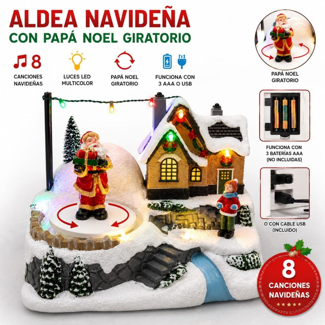 VILLA NAVIDAD LUZ SONIDO H538