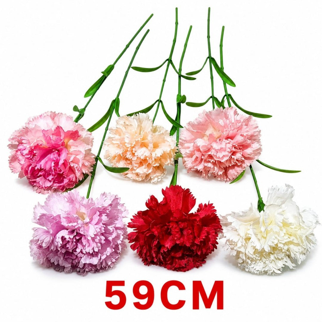 FLOR CLAVELES 59CM AJ