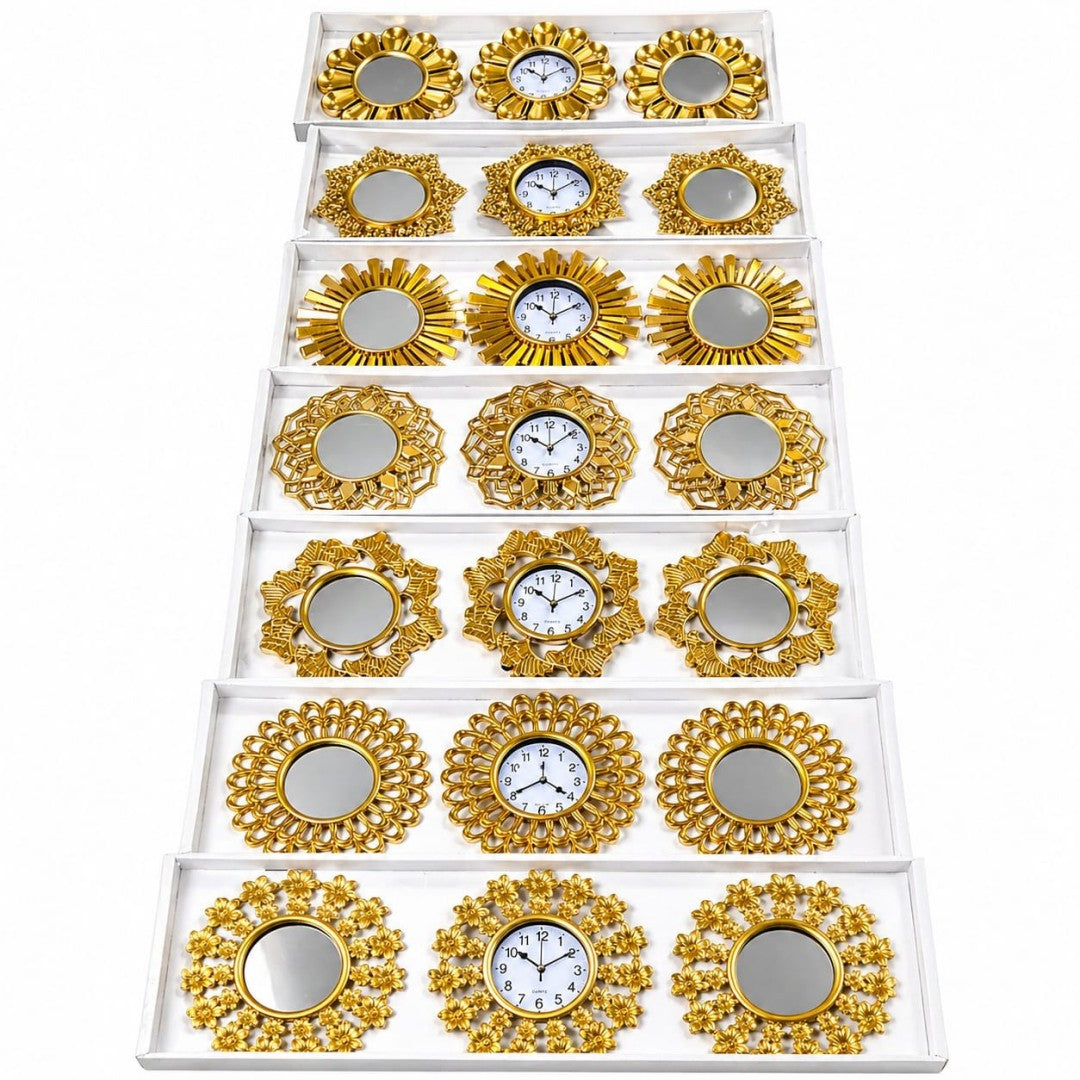 RELOJ+ESPEJO 3PCS 35087-1