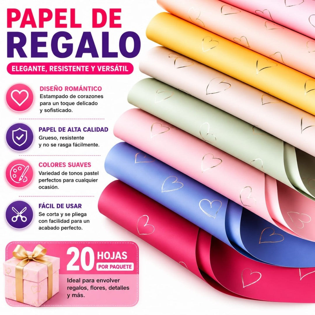PAPEL REGALO PRADA 20PCS