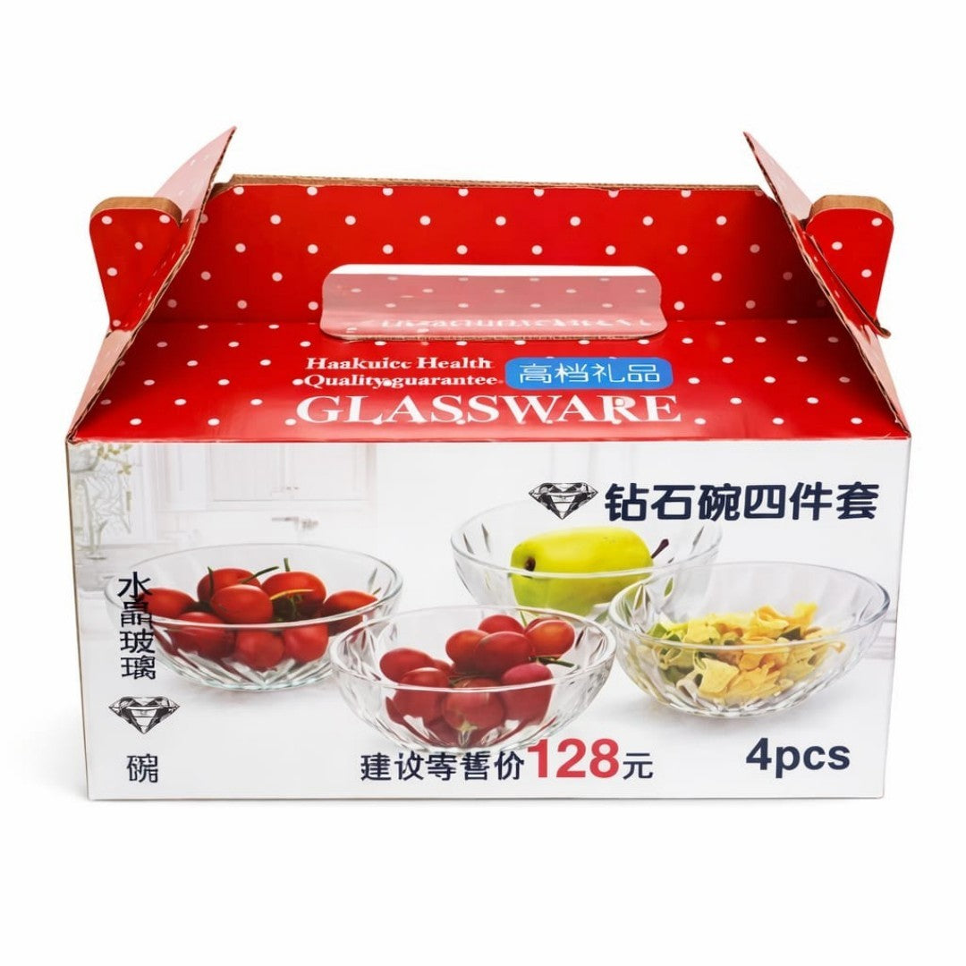 SET TAZA VIDRIO 4PCS