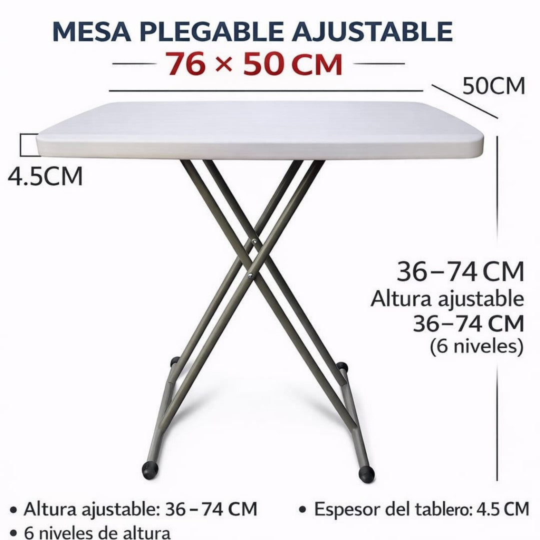 MESA PLEGABLE 77*50CM