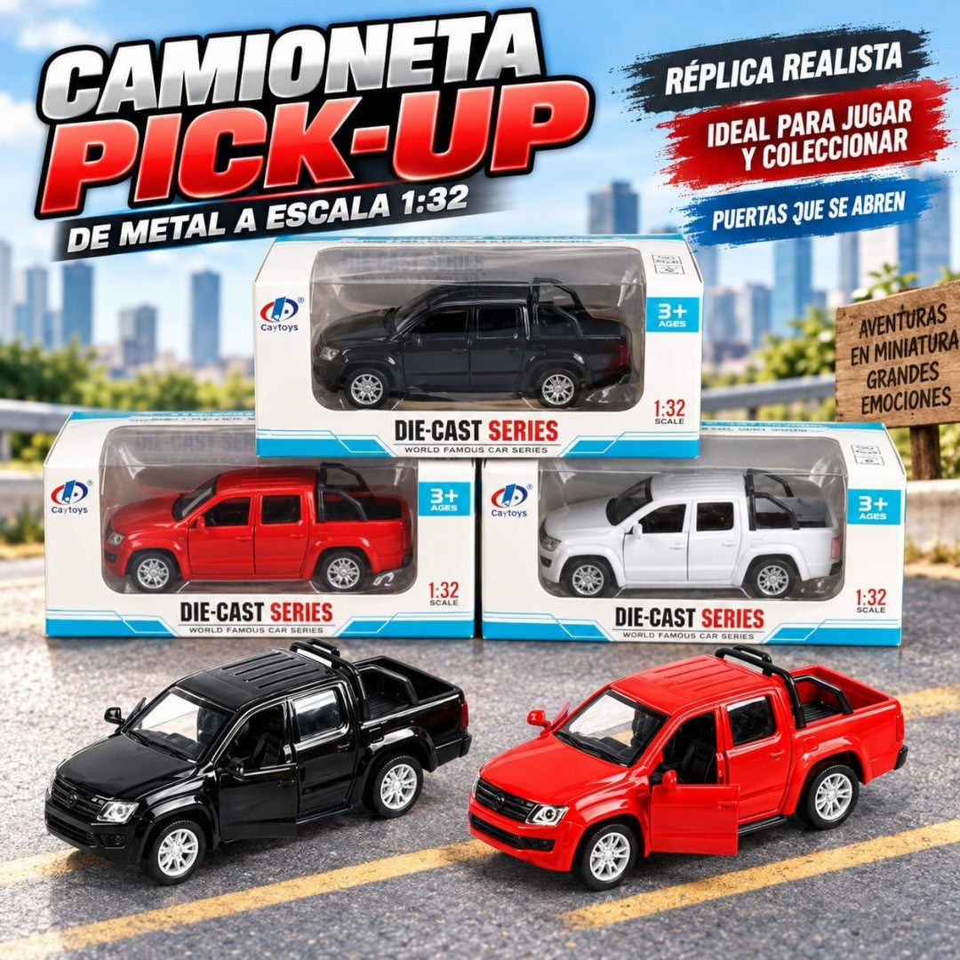 PICKUP DE METAL VOLKSWAGEN 1:32
