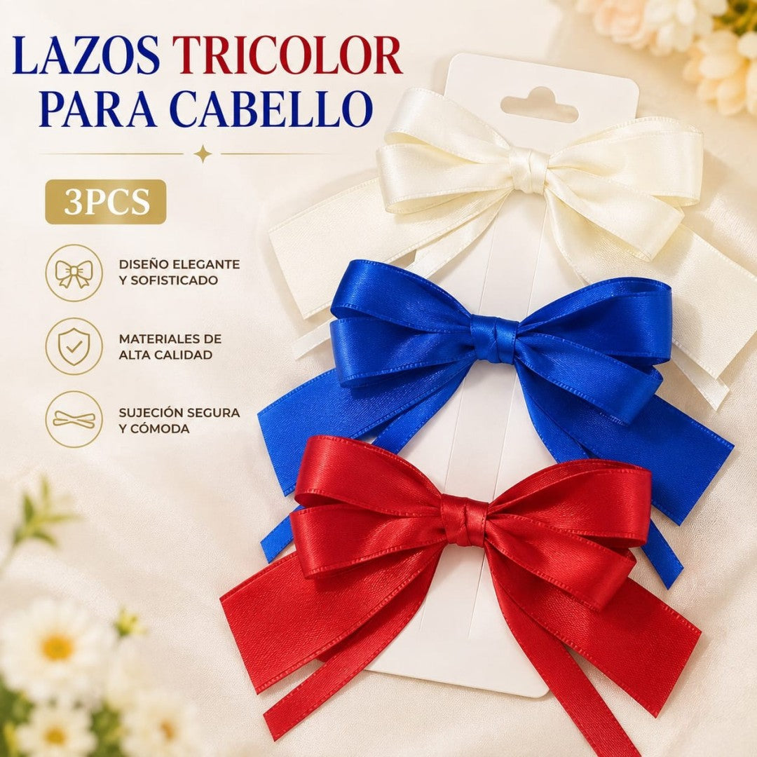 LAZO PARA CABELLO CR SET 3PCS