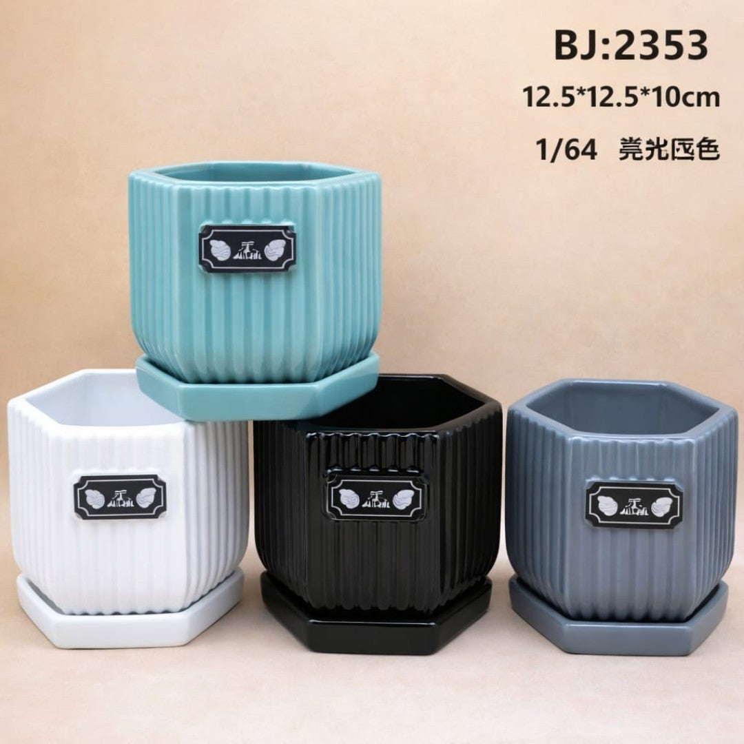 MACETA CERAMICA BJ-2353