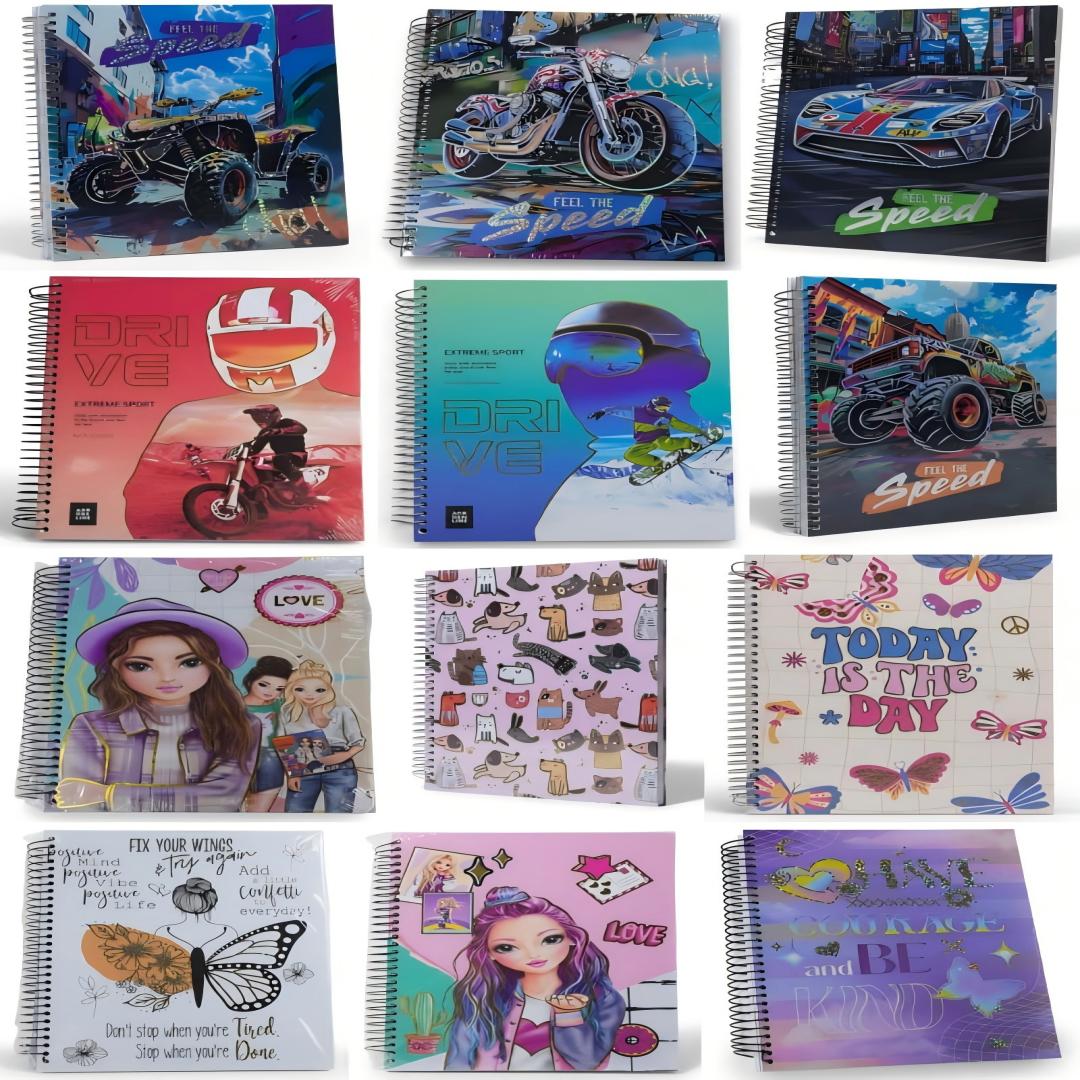 CUADERNO RESORTE 20.3*26.7 200H DISENO