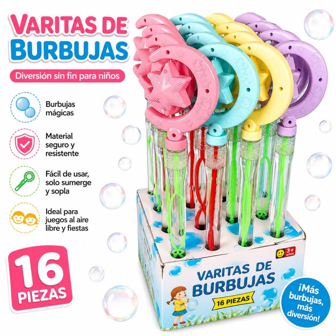 BURBUJA TUBO LUNA ESTRELLA