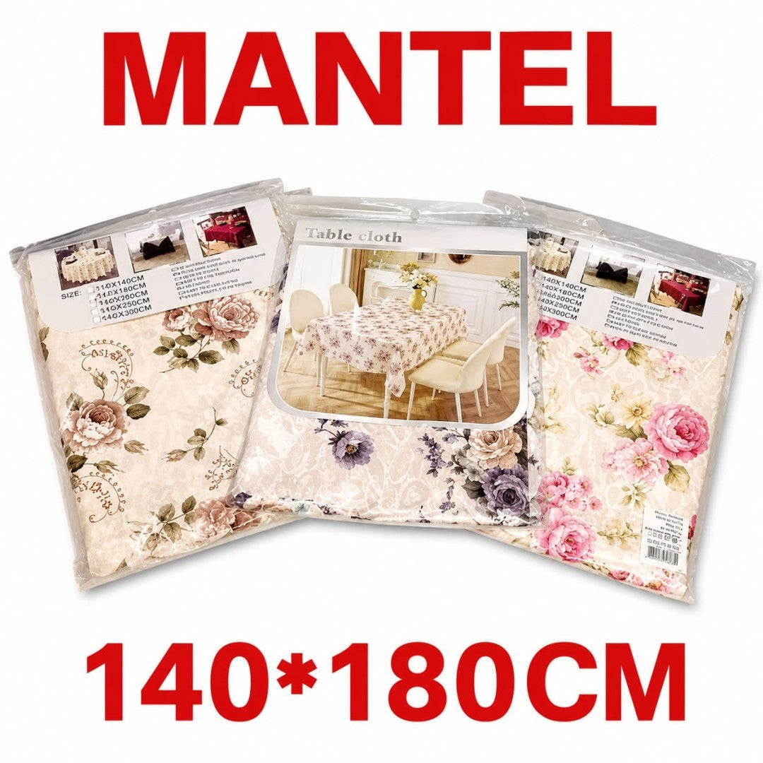 MANTEL 140*180CM FLOR
