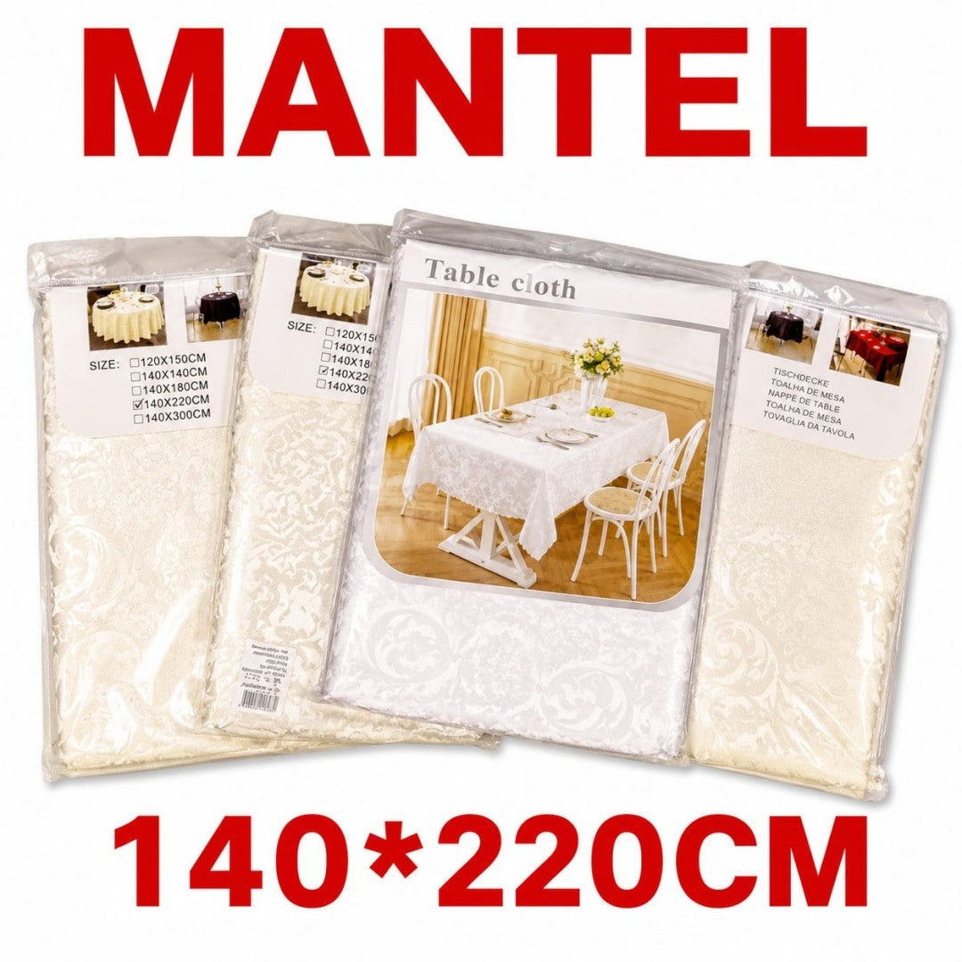 MANTEL 140*220CM ENCAJE