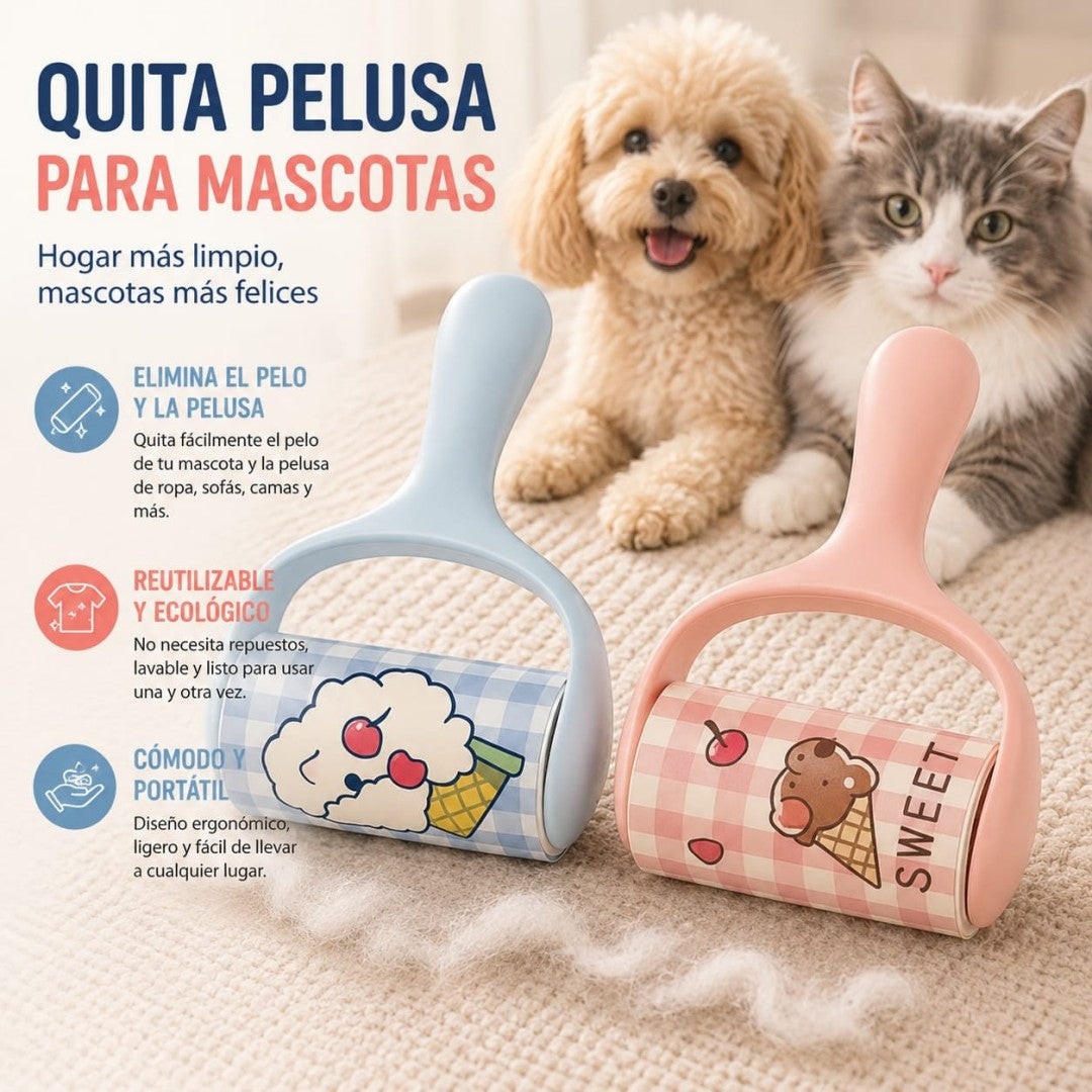 QUITA PELUZA P/MASCOTAS D1335