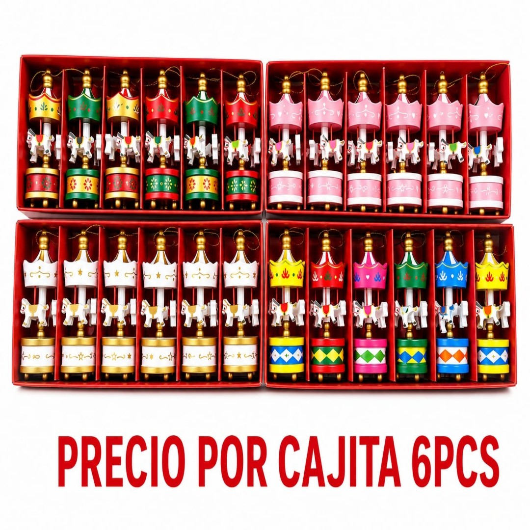 ADORNO CARRUSEL 6PCS