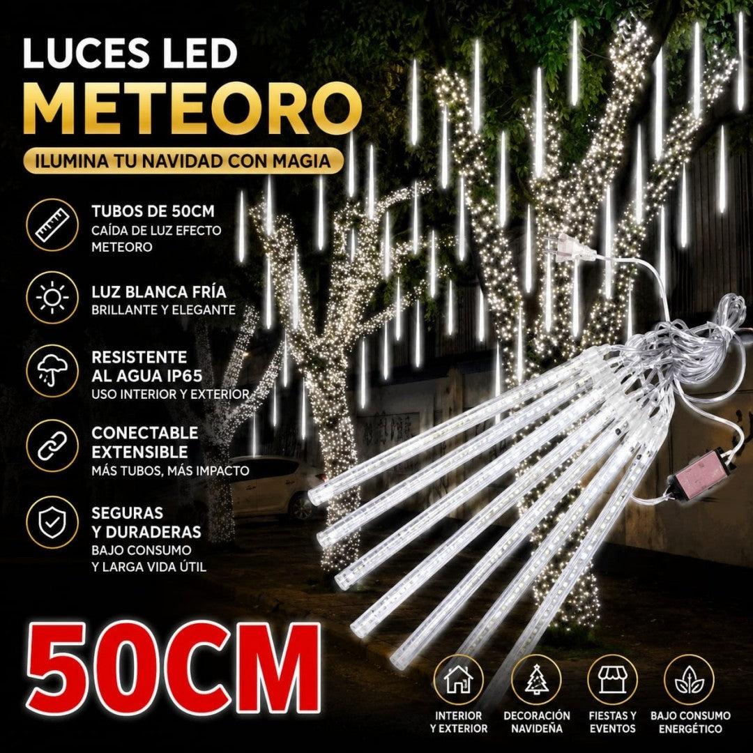 LUZ METEORITO 50CM BLANCO