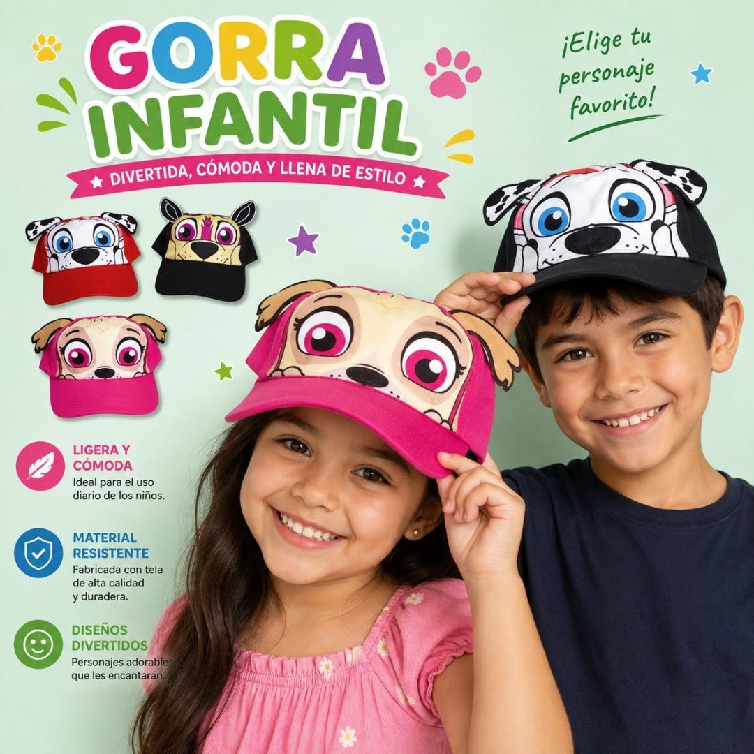GORRA CON OREJA PERSONAJE