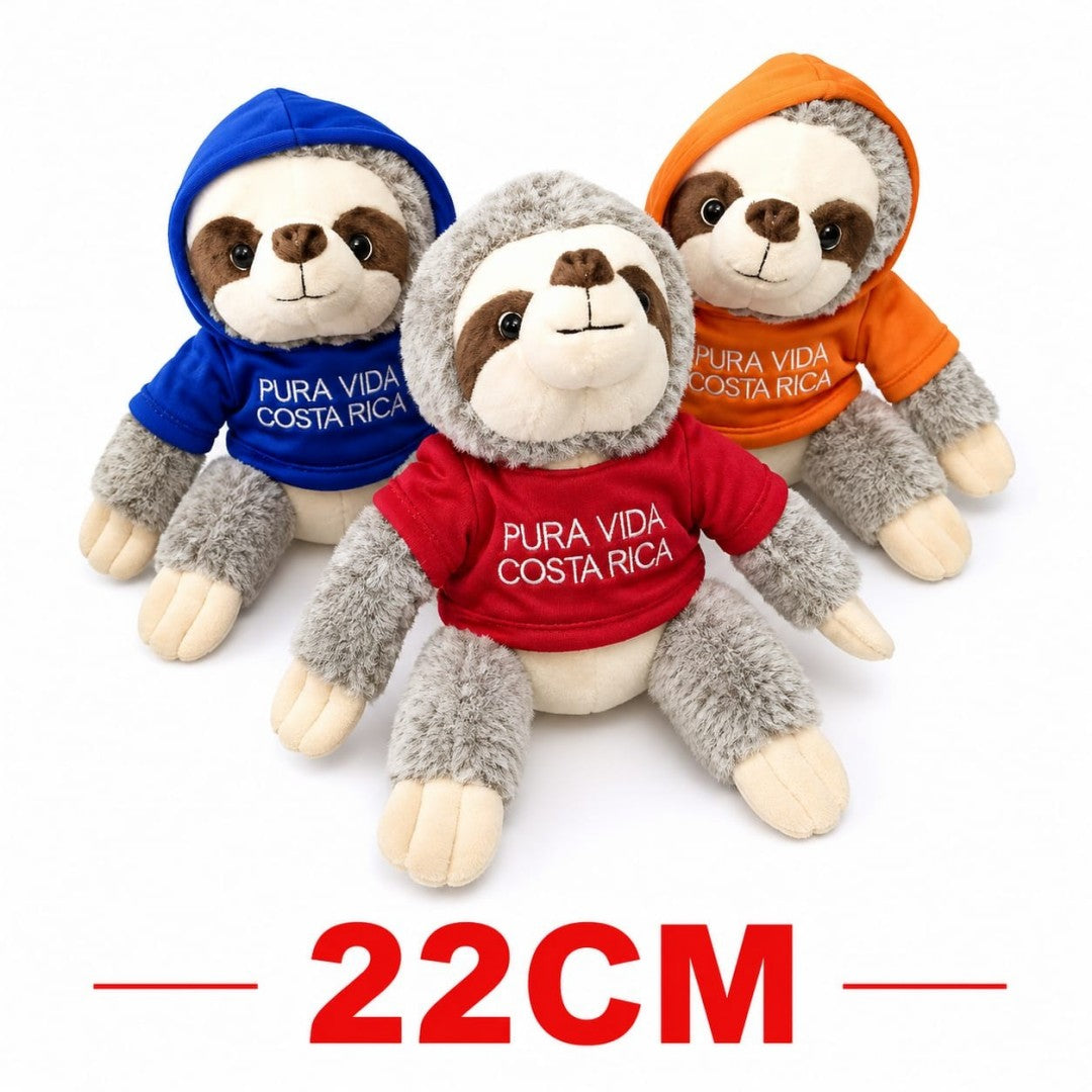 PELUCHE OSO PEREZOSO C\ROPA 22CM