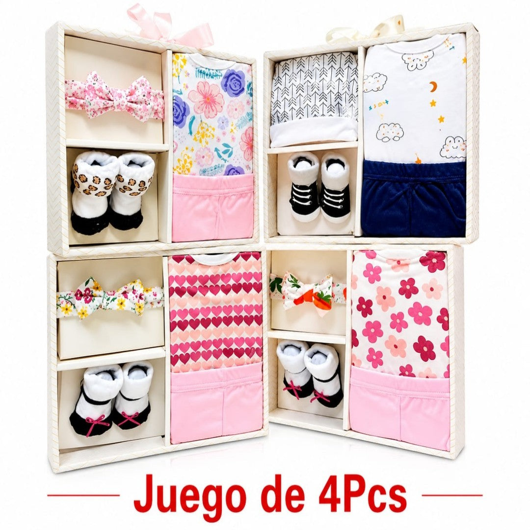 JUEGO ROPA P/BEBE 4PCS